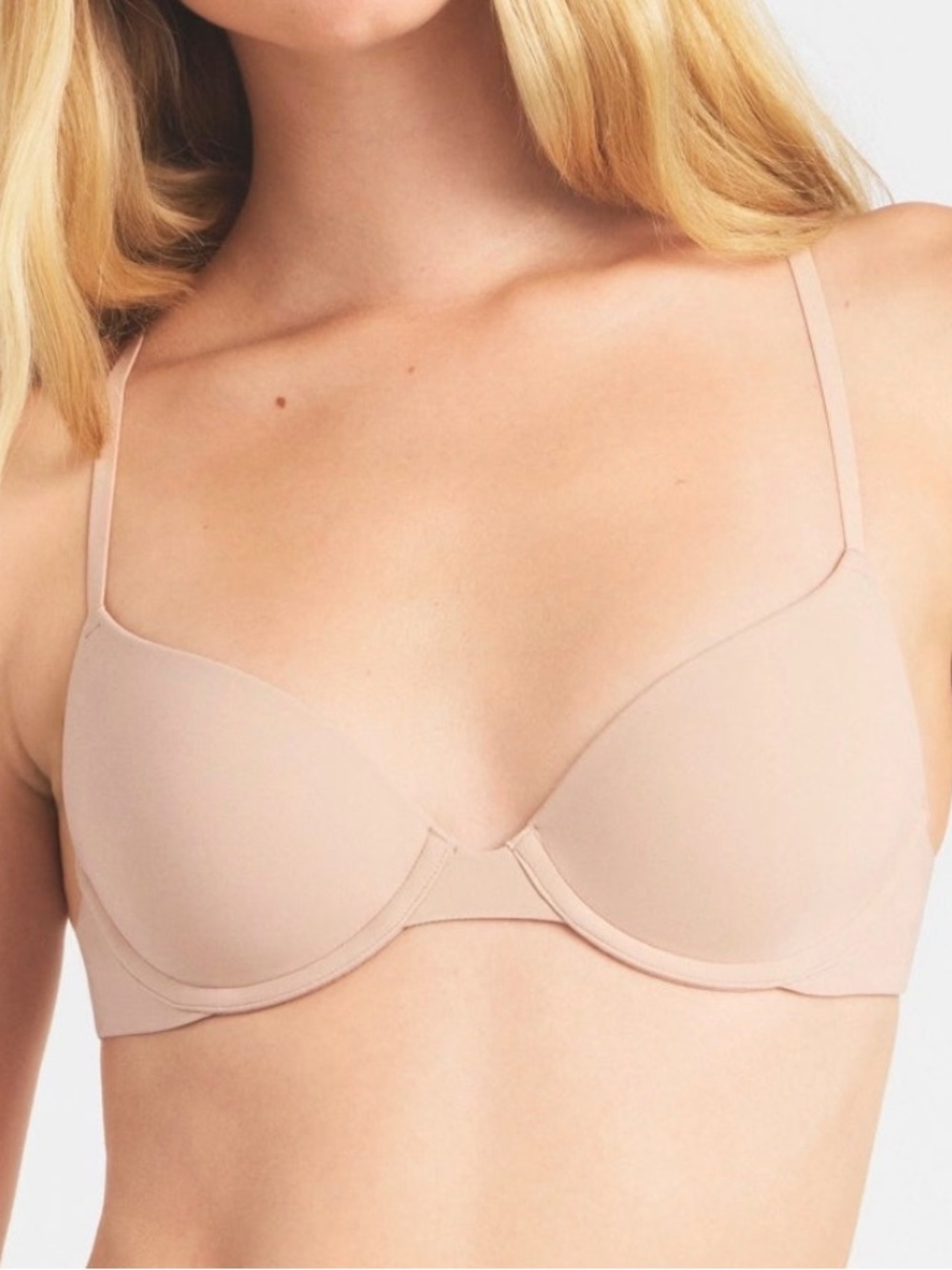 New Skims Fits Everybody T-Shirt Bra Mica NWT
